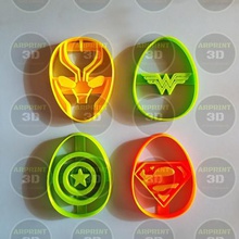 easter cookies cutters marvel various jannie eggs biscuits cutting cookiecutter 3d print model - Mito3D