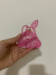 easter cookies rabbit cutter cutting cookie 3d print model - Mito3D