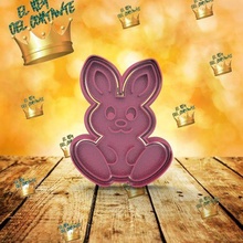 Pascua Resurrección cortadores Conejo conejito corte Galleta cortador masa masas pastel magdalenas panadería porcelana ceramine arcilla fondant Ballina Pastelería marcador marcadores sellos sello 3d print model - Mito3D