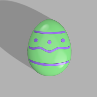 easter egg 1000stl vacuum forming bath bomb 3d print model - Mito3D
