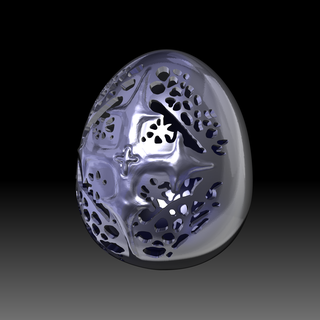 Páscoa ovo frango decoração Projeto estatueta 3d print model - Mito3D