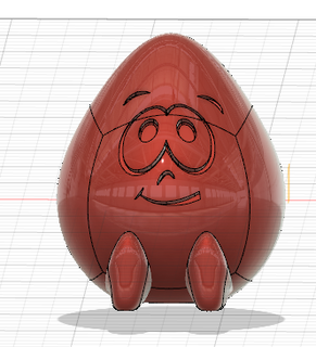 Pasqua uovo oggman gratuito oeuf 3d stampa 3d print model - Mito3D