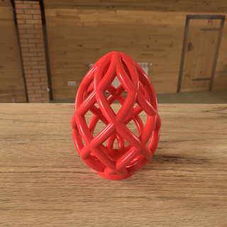 easter egg simple 3d print model - Mito3D