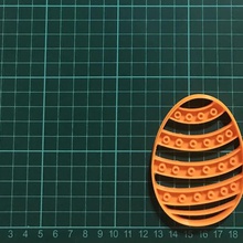easter egg art bunny rabbit 3d print model - Mito3D