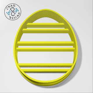 easter egg - cookie cutter fondant party cute baking pascua huevo 3d print model - Mito3D