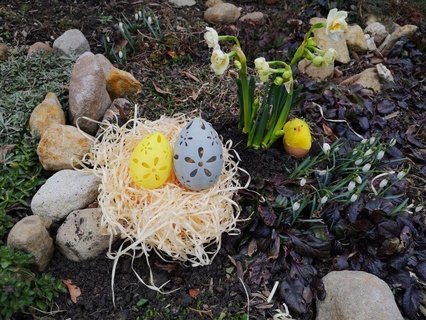 Pasqua uovo fiore uova 3d print model - Mito3D