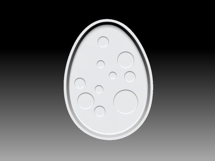 easter egg 2 bath bomb mold bathbombs bathbomb shampoo solid soap press mould eggs pascua 3d print model - Mito3D