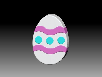 Pascua Resurrección huevo 5 sólido champú molde jabón bomba bombas baño bañera prensa huevos 3d print model - Mito3D