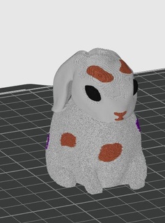 easter egg baby bunny hunt rabbit present cute toy multicolor print 3mf stl 3d print model - Mito3D