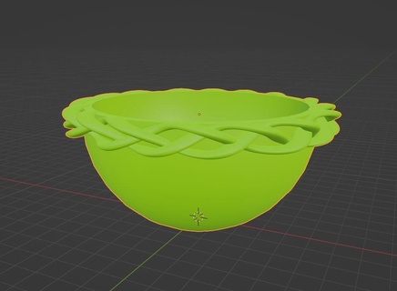 easter egg basket 3d print model - Mito3D