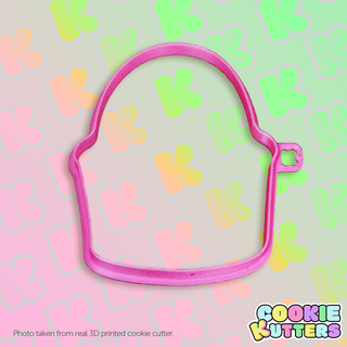 easter egg basket cookie cutter mold silhouette kutters kitchen food recipe cookies 3d print contour 3d print model - Mito3D