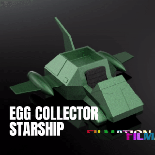 easter egg collector starship - filmation model masters universe vehicule car motu he-man evil horde shera origins 3d print model - Mito3D