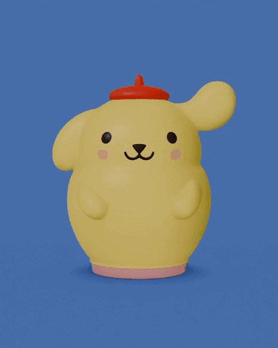 easter egg container - pompompurin candy box piggy bank dispenser 3d print model - Mito3D