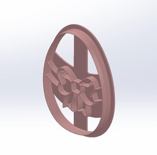 easter egg cookie cutter Tools easter egg cookie cutter tool kitchen toy  3d print model - Mito3D