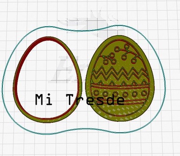 Ostern Cutter Marker Schneiden Kekse 3d print model - Mito3D