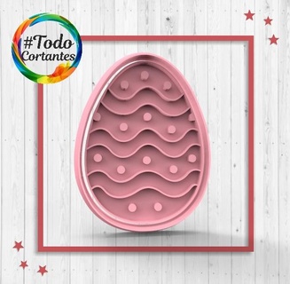 easter egg cutter rabbit bunny carrot doe cutting cookies marker seal embosser stamp 3d print model - Mito3D