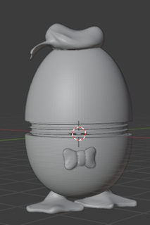 Páscoa ovo Donald Pato cozinha utensílios ovos suporte copo Disney 3d print model - Mito3D