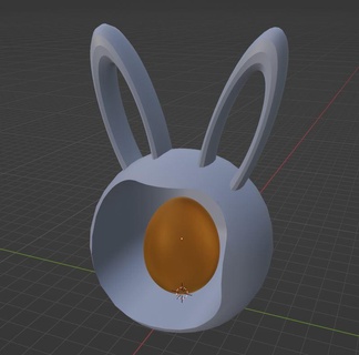 Paskalya Yumurta içeride tavşan yumurtası 3d print model - Mito3D