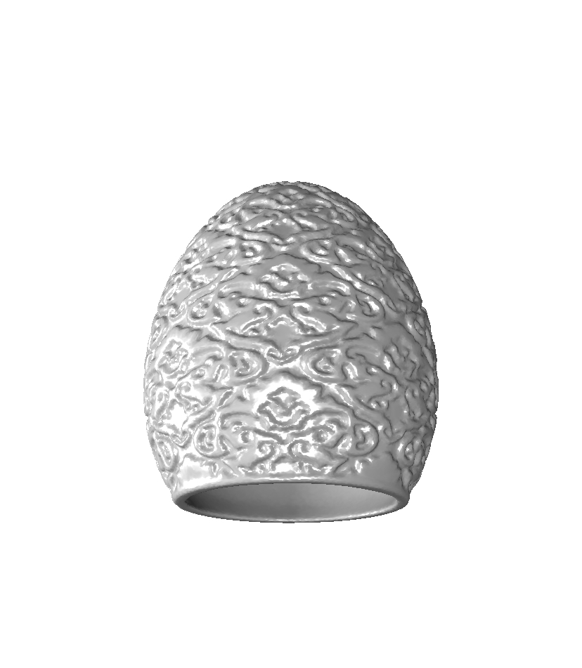 Pascua Resurrección huevo pantalla lámpara hogar casa decoración sombreador 3D print model - Mito3D