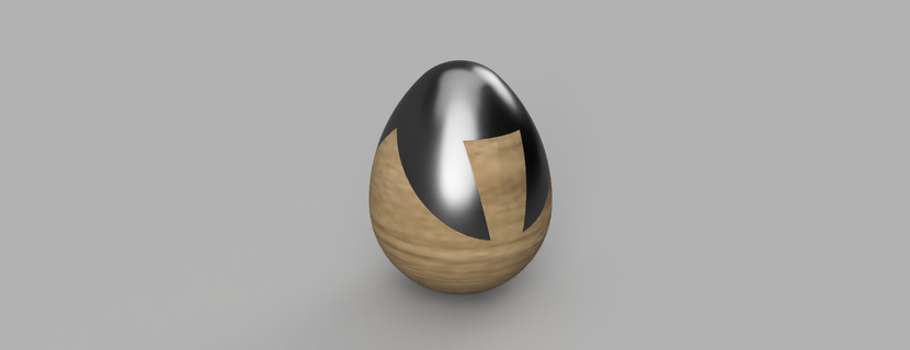easter egg osaka cabinetmaker dovetail 3d print model - Mito3D