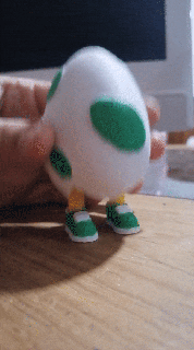 Paskalya Yumurta Yazdır yer taşınabilir Sanat in oyuncak 3d print model - Mito3D
