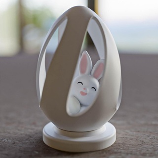 easter egg rabbit eggs 3d print model - Mito3D
