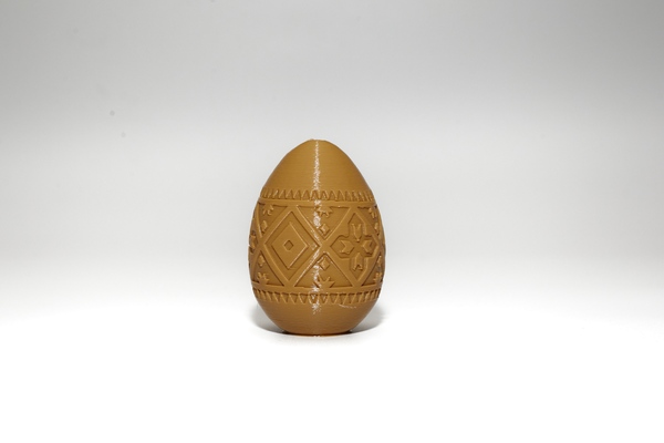 easter egg ukrainian pisanka embroid decor 3d print model - Mito3D