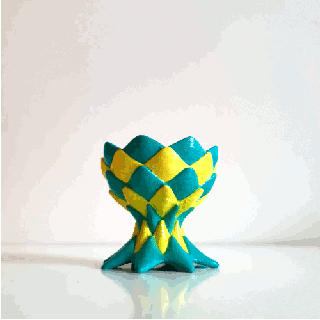 easter eggcup dragon shell egg cup scale happy art home sculpture stylized decoration design gift 3d print model - Mito3D