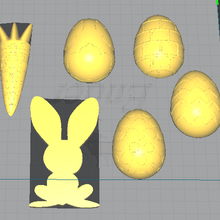 Pascua Resurrección huevos 3d print model - Mito3D