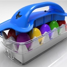 uova di pasqua cesto casa 3d print model - Mito3D