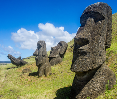 easter island head 1 metre tall moai rapa nui 3d print home decor garden historical cultural monolith statement piece ancient art modern design large 1m sculpture 3d print model - Mito3D