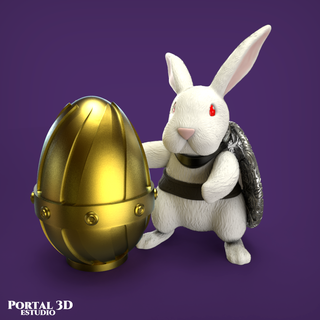 easter knight day easterxcults easterbunny 3dprinting 3dmodel bunnyknight eastershield eastergifts 3ddesign bunny 3dart easter2023 protectorbunny easterdecoration handmade happyeaster heroicbunny easterstyle 3deasterbunny personalizedgift 3d print model - Mito3D