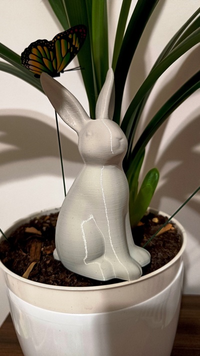 easter rabbit figurine model printing perfect painting decorating easterdecor 3dprintedbunny eastercraft holidaydecoration gyroidaleffect easterfun diyeaster bunnyfigurine easter3dprint springcrafts bunny 3d print model - Mito3D