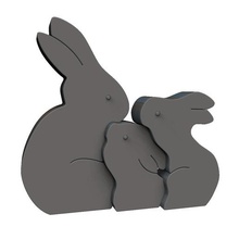 easter rabbit puzzle home gift joy love cute montessori bunny toy animal christmas baby mother daddy family deco decorations 3d print model - Mito3D