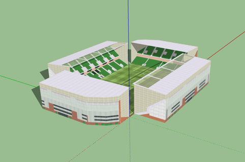 Pascua Resurrección carretera irlandés estadio utilizar 2023 fútbol nfl nba mlb nhl Escocia 3d print model - Mito3D
