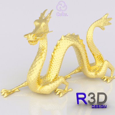 eastern dragon 3d print model - Mito3D
