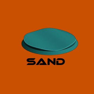 easy-print bases - sand miniature base supportless 3d print model - Mito3D