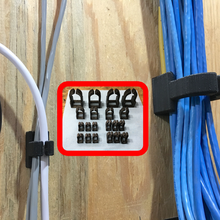 einfache Kabelführung gadget Kabel-clip Kabel-management ethernet Draht-management die Verdrahtung computer 3d print model - Mito3D