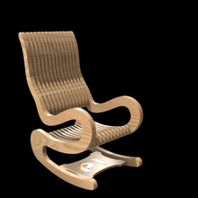 fauteuil paramétrique - p04 art d'un 3d print model - Mito3D