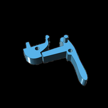 easy crossbow trigger weapon compound 3d print model - Mito3D