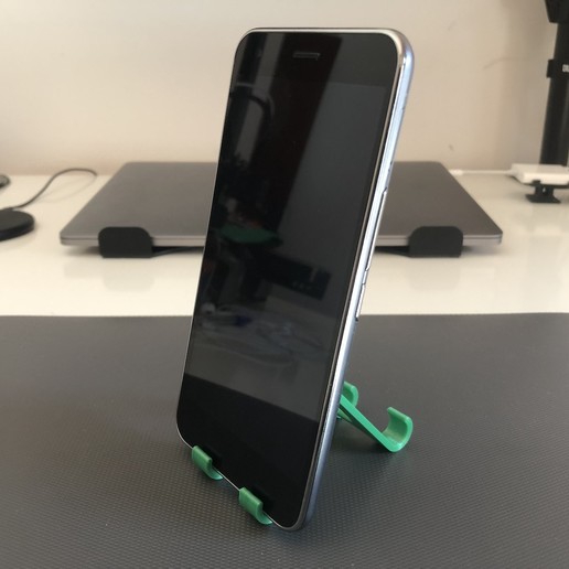 facile il doppio ha parteggiato telefono stand gadget android titolare iphone smartphone supporto per cellulare 3D print model - Mito3D