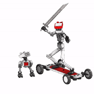 fácil impresión compañero bb1 action figure acción figura juguetes modificable móvil articulado extensión 3d print model - Mito3D