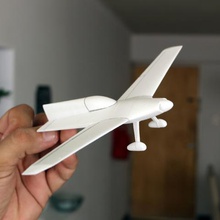 der easy print-Konzept Flugzeug Spiel 3d print model - Mito3D