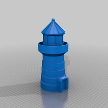 einfach drucken Leuchtturm leuchtturm Dekor 3d print model - Mito3D