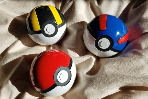 easy print pokeball collection props accessories cosplay costume 3d print model - Mito3D