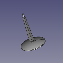 easy print support flying stand 3d print model - Mito3D