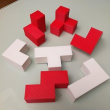 easy puzzle cube game puzzles 3d printer 3d print model - Mito3D
