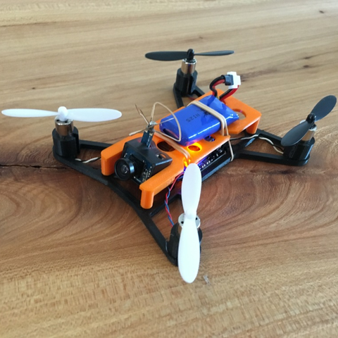 facile, rimovibile piastra superiore microquad camera horizon hobby micro fpv fotocamera gadget 3D print model - Mito3D