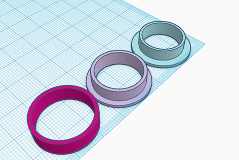 facile impostare agitarsi filatore squillare taglia 6 giocattolo divertimento giocare anelli rotazione gioielleria 3d print model - Mito3D