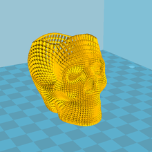 easy skull 3d print model - Mito3D
